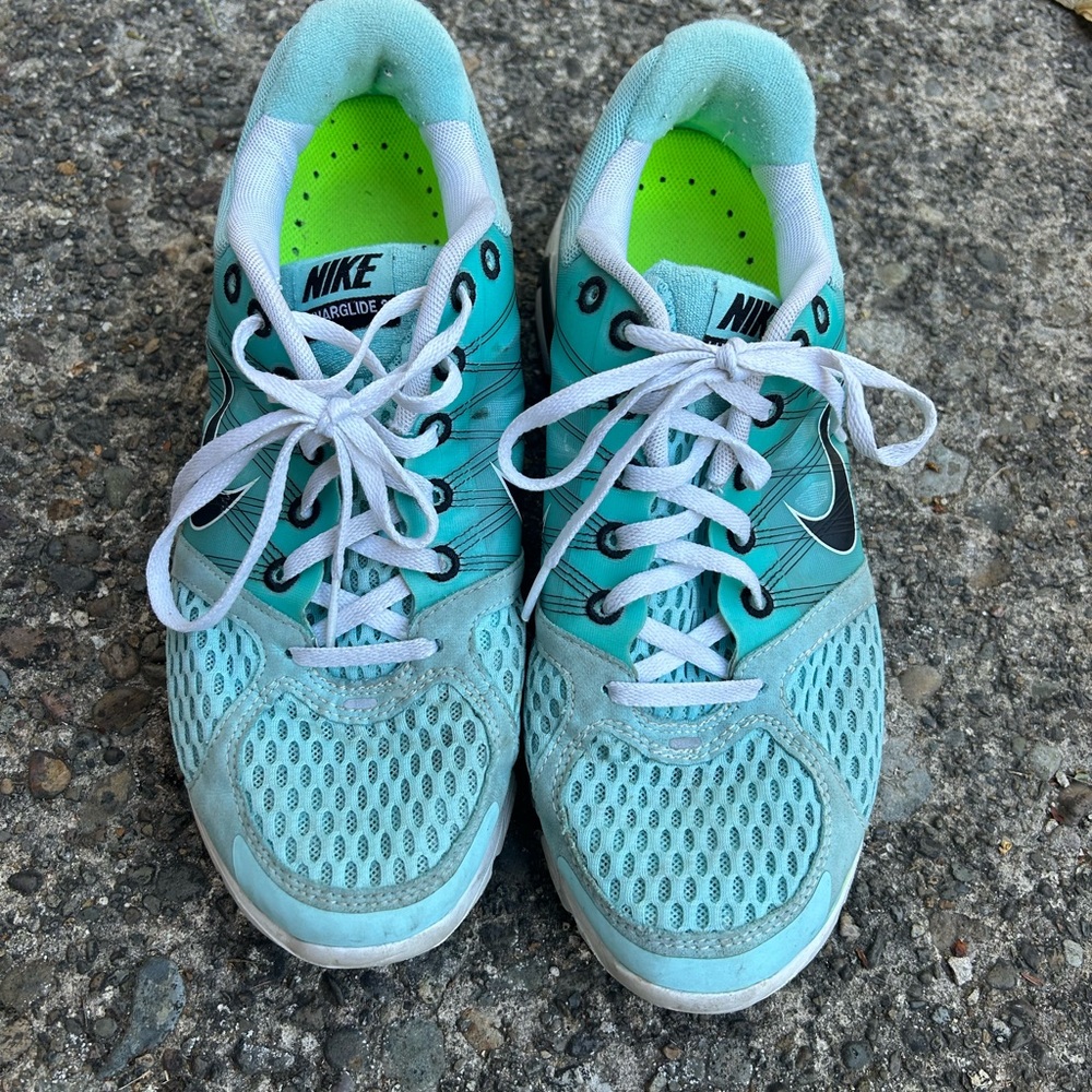 Nike Blue Lunarglide 2 Shoes
